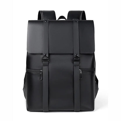 Men Backpack Rucksack Daypack Satchel Student Bag PU Leather Laptop Camputer Travel Business Male School Book Bags Knapsack