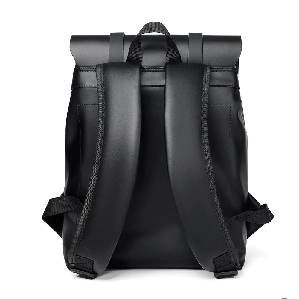 Men Backpack Rucksack Daypack Satchel Student Bag PU Leather Laptop Camputer Travel Business Male School Book Bags Knapsack