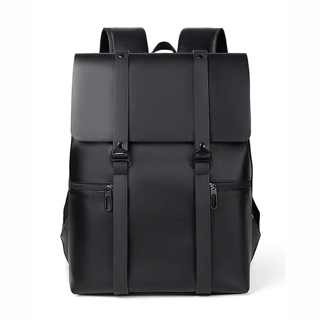 Men Backpack Rucksack Daypack Satchel Student Bag PU Leather Laptop Camputer Travel Business Male School Book Bags Knapsack