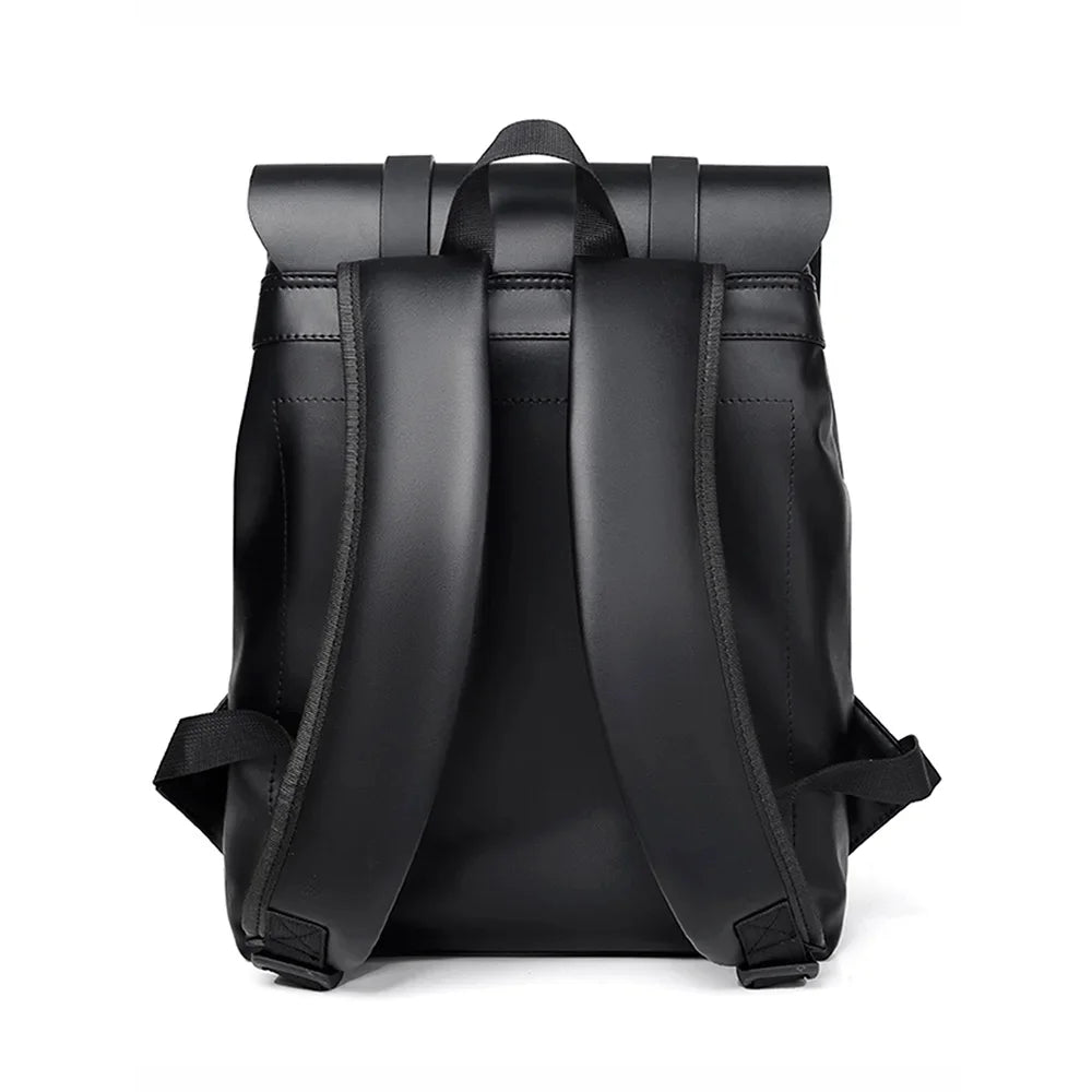 Men Backpack Rucksack Daypack Satchel Student Bag PU Leather Laptop Camputer Travel Business Male School Book Bags Knapsack