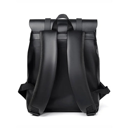 Men Backpack Rucksack Daypack Satchel Student Bag PU Leather Laptop Camputer Travel Business Male School Book Bags Knapsack