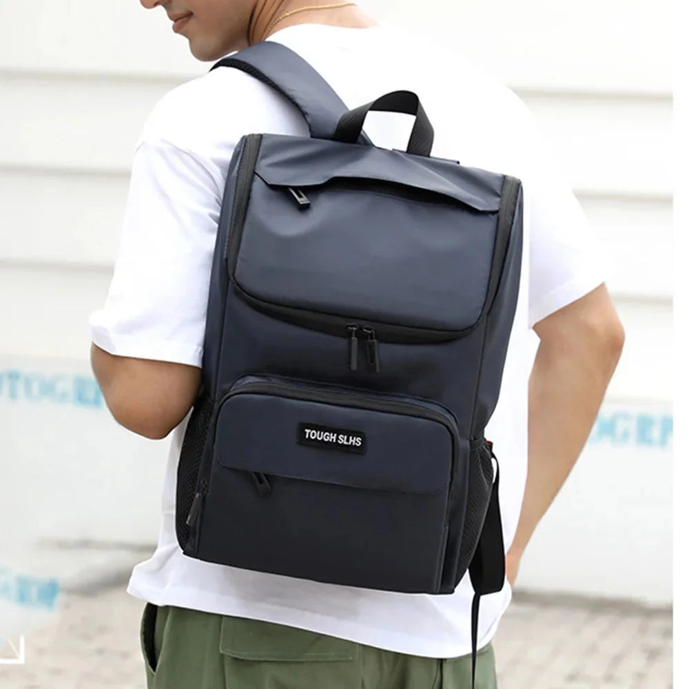 Men Backpack Rucksack Daypack Satchel Student Bag Waterproof Nylon Travel Male Laptop Computer College School Book Bags