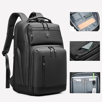 Men Backpack Waterproof Nylon Business Multifunctional Travel Laptop Fashion Packs Large-capacity More Pocket Light Backpacks