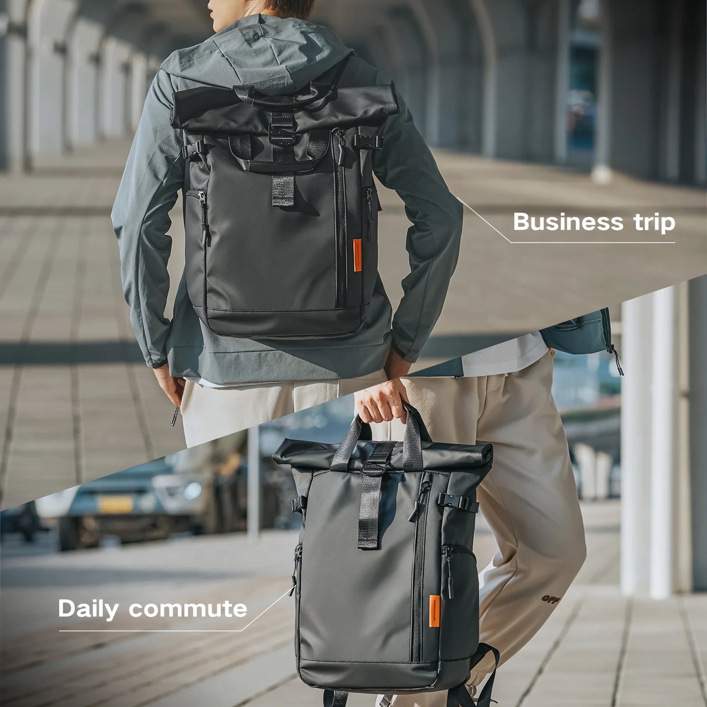 Men Backpack Waterproof WomenTravel Expandable Large 15.6 In Laptop Bag Mochilas Urban Backpacks Men