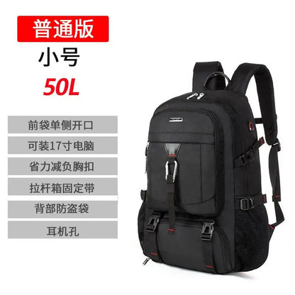 Men Backpacks 2024 New Travel Backpack Men's Outdoor Mountaineering Luggage Bag 50L60L65L80L Backpack For Men