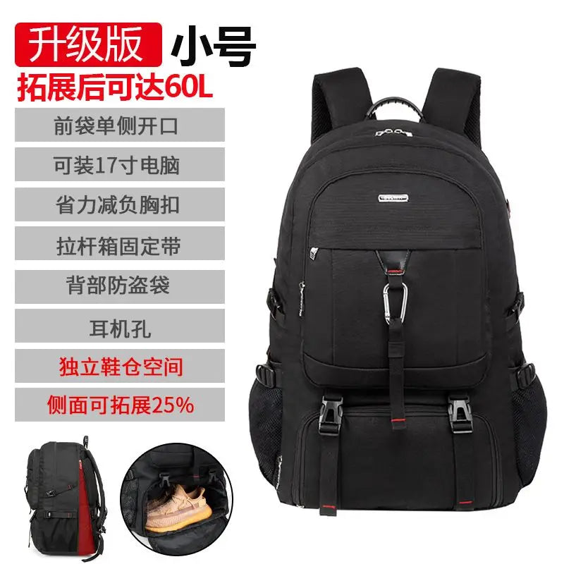 Men Backpacks 2024 New Travel Backpack Men's Outdoor Mountaineering Luggage Bag 50L60L65L80L Backpack For Men