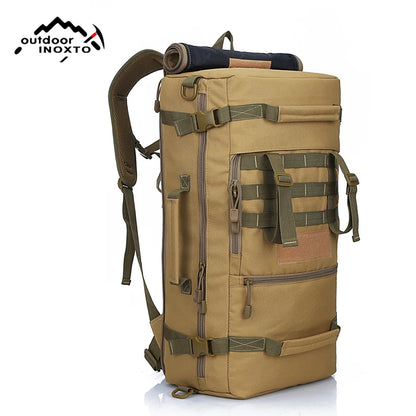 Men Backpacks Quality 50L Military Tactical Backpack Camping Backpack Mountaineering Bag Men's Hiking Rucksack Travel Backpack