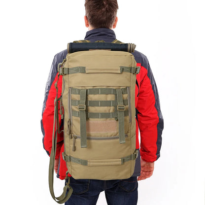 Men Backpacks Quality 50L Military Tactical Backpack Camping Backpack Mountaineering Bag Men's Hiking Rucksack Travel Backpack