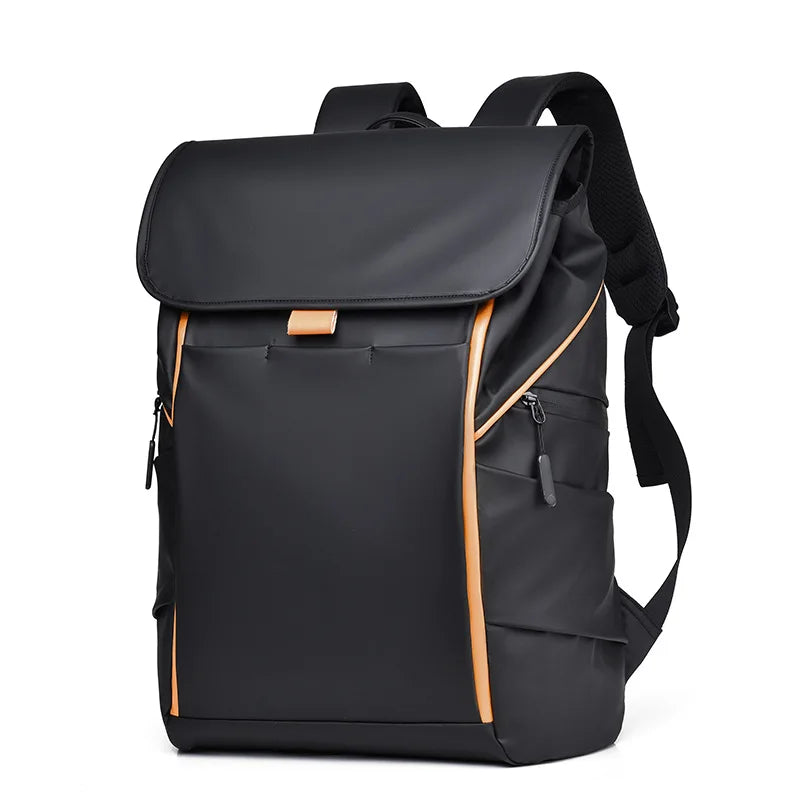Men Business Backpack 15.6 Inches Laptop Bag Large Capacity Waterproof Students Backpack Fashion Travel School Bag