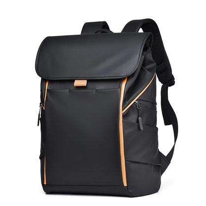 Men Business Backpack 15.6 Inches Laptop Bag Large Capacity Waterproof Students Backpack Fashion Travel School Bag