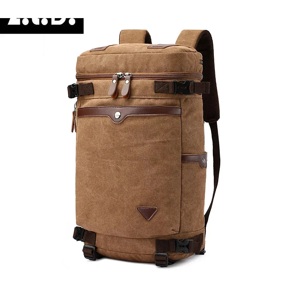Men Canvas Backpack Travel Luggage Backpack Bag for Men Laptop Mochilas Men Rucksack Male Multifunction Backpack For Travel Bag