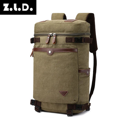 Men Canvas Backpack Travel Luggage Backpack Bag for Men Laptop Mochilas Men Rucksack Male Multifunction Backpack For Travel Bag