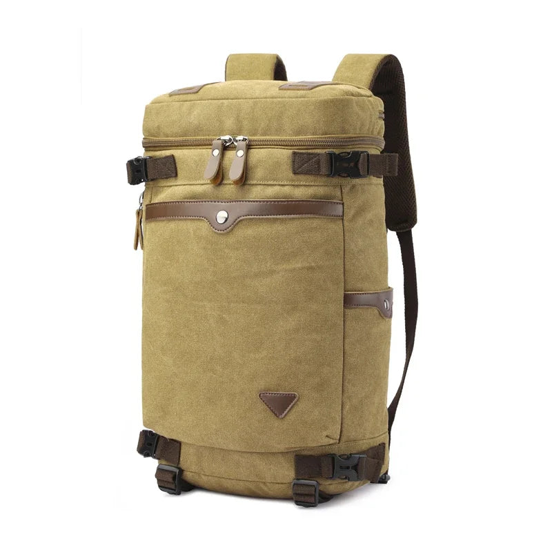 Men Canvas Backpack Travel Luggage Backpack Bag for Men Laptop Mochilas Men Rucksack Male Multifunction Backpack For Travel Bag