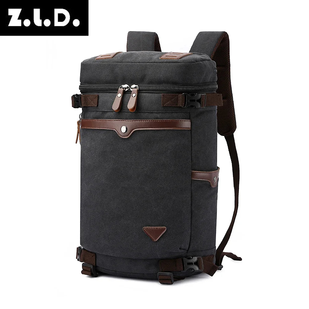 Men Canvas Backpack Travel Luggage Backpack Bag for Men Laptop Mochilas Men Rucksack Male Multifunction Backpack For Travel Bag