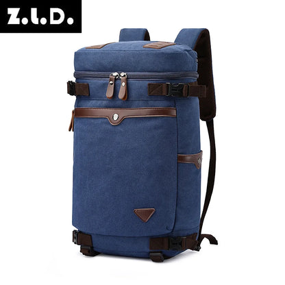 Men Canvas Backpack Travel Luggage Backpack Bag for Men Laptop Mochilas Men Rucksack Male Multifunction Backpack For Travel Bag