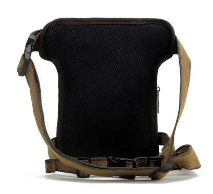 Men Canvas Motorcycle Riding Leg Bag Belt Hip Bum Messenger Shoulder Bags Casual Male High Quality Cross body Fanny Waist Pack