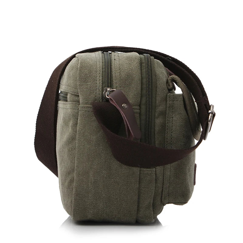 Men Canvas Shoulder Bag Casual Travel Men's Crossbody Bag Luxury Men Messenger Bags Satchel Handbags Tote