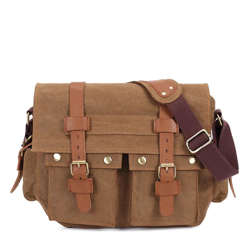 Men Canvas Shoulder Bags Casual Tote Travel Men's Crossbody Bag Luxury Messenger Bags Fashion High Quality Handbag