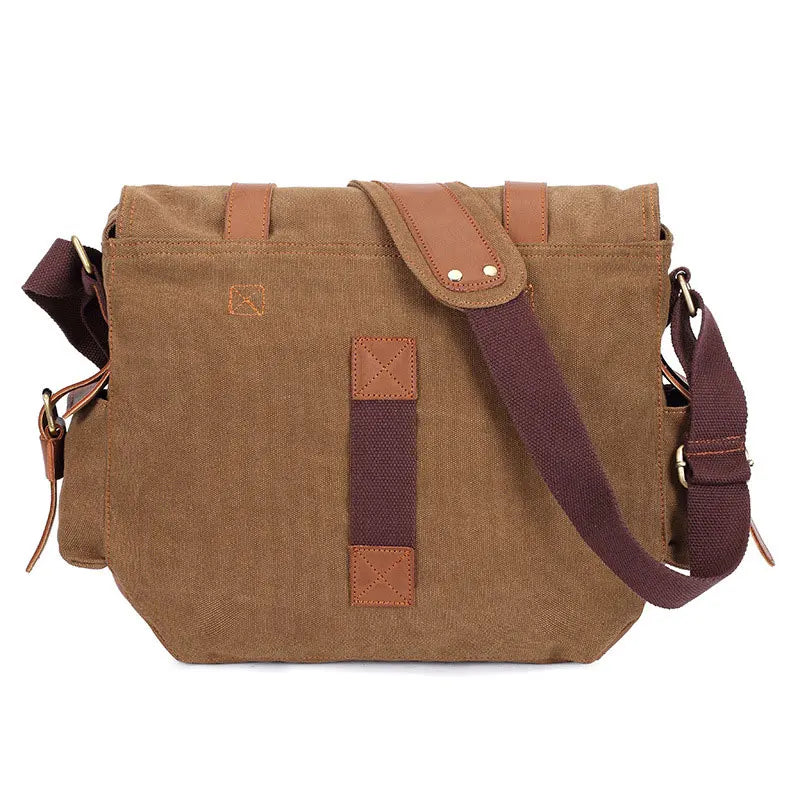Men Canvas Shoulder Bags Casual Tote Travel Men's Crossbody Bag Luxury Messenger Bags Fashion High Quality Handbag