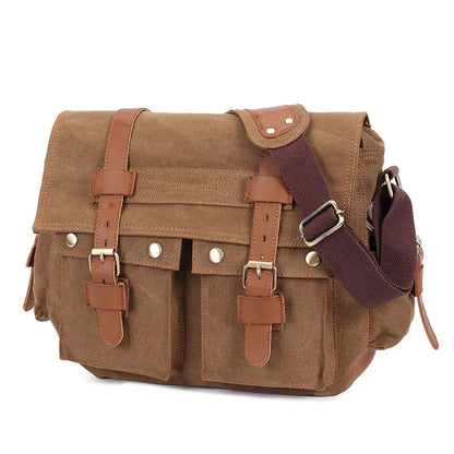 Men Canvas Shoulder Bags Casual Tote Travel Men's Crossbody Bag Luxury Messenger Bags Fashion High Quality Handbag