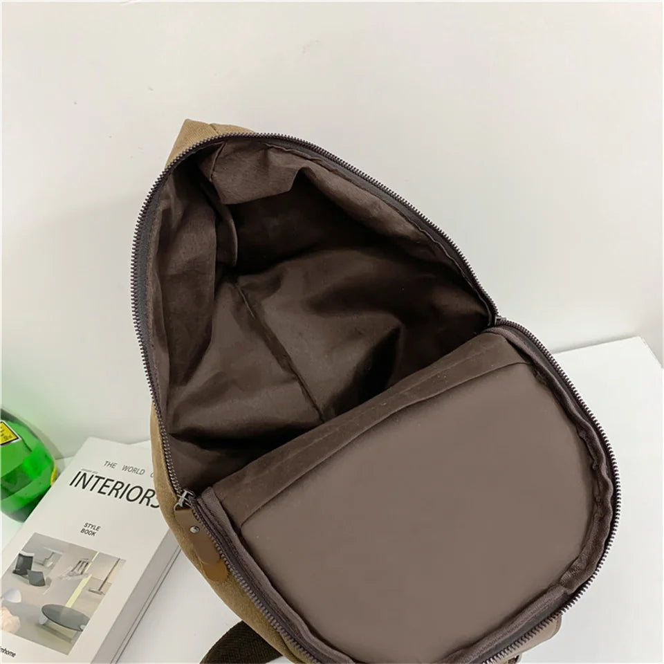 Men Canvas Single Shoulder Bag Designer Handbags High Quality Male Large Capacity Tote Top-handle Bag Crossbody Bag
