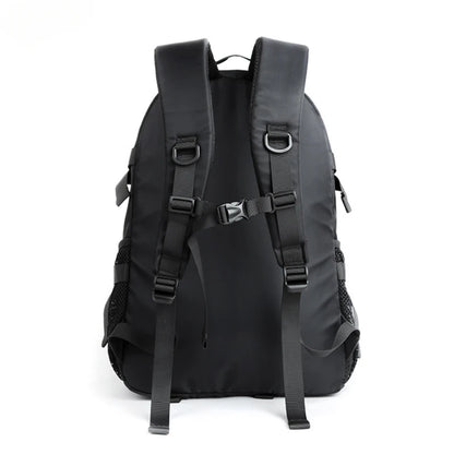 Men Casual Backpack Large Capacity Travel Bag Outdoor Street Style Waterproof Laptop Backpack Schoolbag Male Fashion Bag