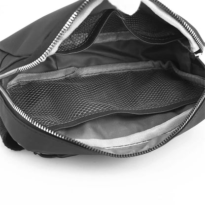Men Casual One Shoulder Chest Pack Nylon Waterproof And Wear-resistant Large Capacity Lightweight Ventilate Fashion Chest Pack