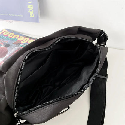 Men Chest Pack Crossbody Bag For Men Zipper Pocket Fashion Sling Bags Man Travel Bag Functional Outdoor Nylon Chest Pack
