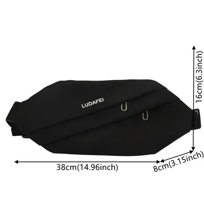 Men Chest Pack Crossbody Bag For Men Zipper Pocket Fashion Sling Bags Man Travel Bag Functional Outdoor Nylon Chest Pack