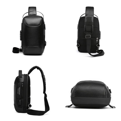 Men Chest Pack Crossbody Bag For Men Zipper Pocket Fashion Sling Bags Man Travel Bag Functional Outdoor Nylon Chest Pack