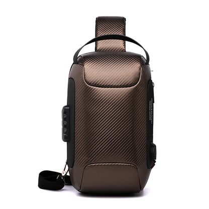 Men Chest Pack Crossbody Bag For Men Zipper Pocket Fashion Sling Bags Man Travel Bag Functional Outdoor Nylon Chest Pack