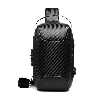 Men Chest Pack Crossbody Bag For Men Zipper Pocket Fashion Sling Bags Man Travel Bag Functional Outdoor Nylon Chest Pack