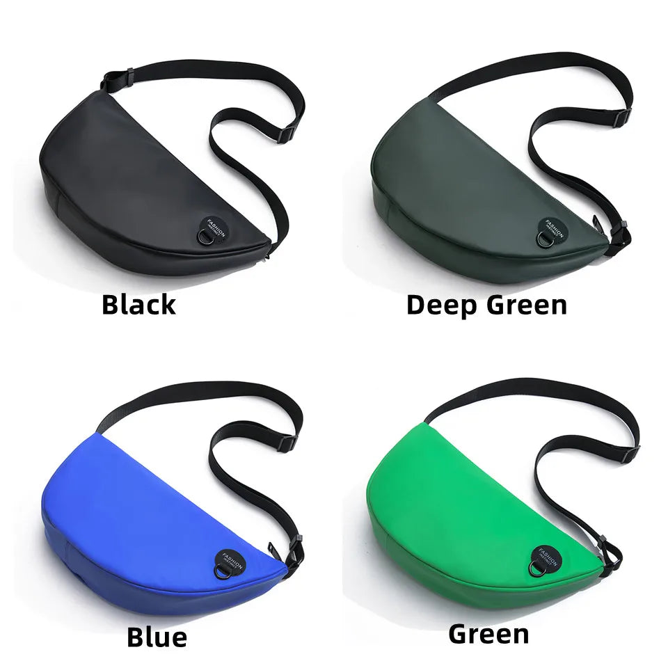 Men Chest Pack Purse Casual Large Waist Pack Shoulder Bag Nylon Travel Phone Bag Pockets New Handbags Crossbody Bag