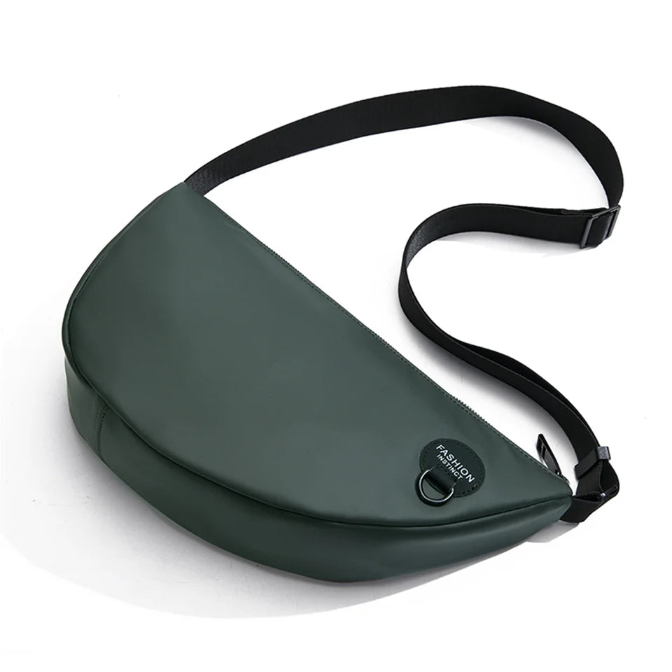 Men Chest Pack Purse Casual Large Waist Pack Shoulder Bag Nylon Travel Phone Bag Pockets New Handbags Crossbody Bag