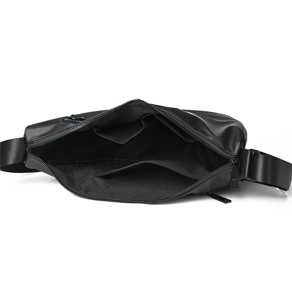 Men Chest Pack Purse Casual Large Waist Pack Shoulder Bag Nylon Travel Phone Bag Pockets New Handbags Crossbody Bag