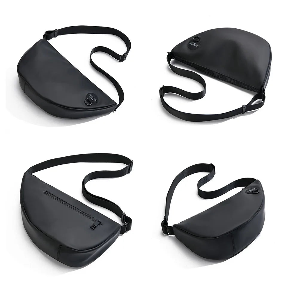 Men Chest Pack Purse Casual Large Waist Pack Shoulder Bag Nylon Travel Phone Bag Pockets New Handbags Crossbody Bag