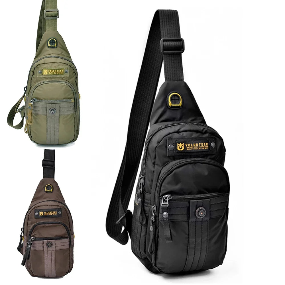 Men Cross Backpack Shoulder Chest Sling Bag Military Assault Waterproof Oxford Travel Male Crossbody Rucksack Side Bags