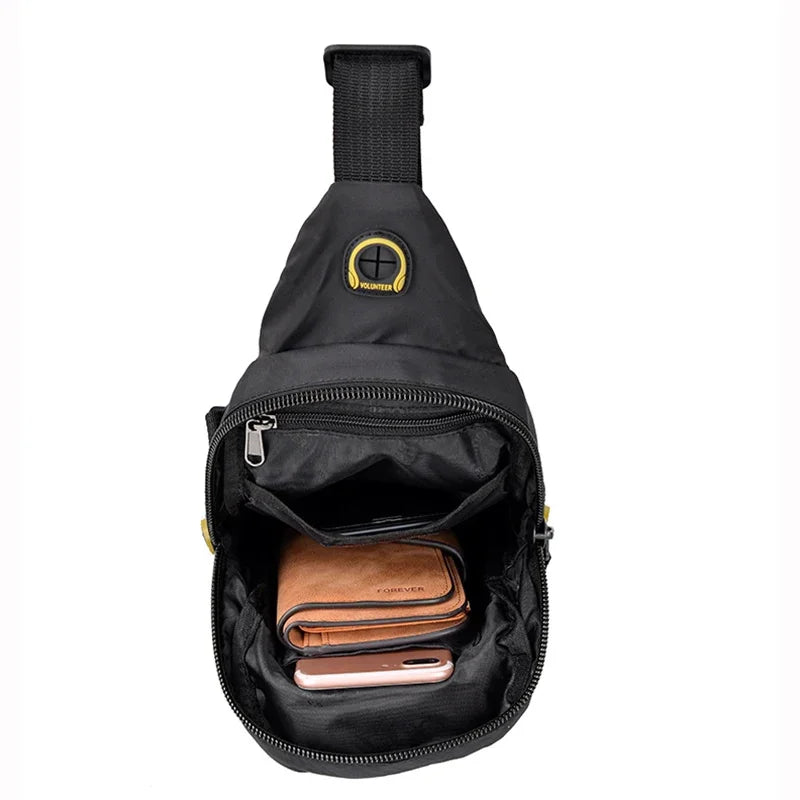 Men Cross Backpack Shoulder Chest Sling Bag Military Assault Waterproof Oxford Travel Male Crossbody Rucksack Side Bags