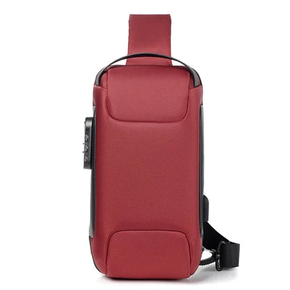 Men Cross Body Chest Pack Side Bag Rucksack Oxford Waterproof Anti-theft Short Trip Motorcycle Male Sling Backpack Shoulder Bags