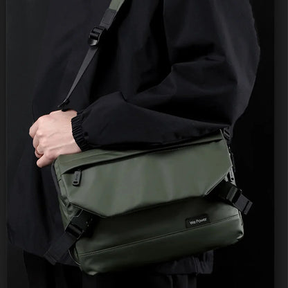 Men Cross Body Messenger One Shoulder Multi-Purpose Fashion Military Casual Waterproof Nylon Male Crossbody Bag