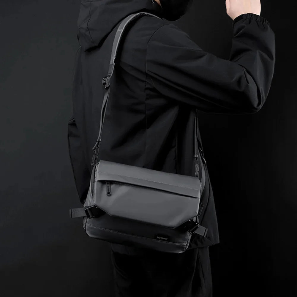 Men Cross Body Messenger One Shoulder Multi-Purpose Fashion Military Casual Waterproof Nylon Male Crossbody Bag
