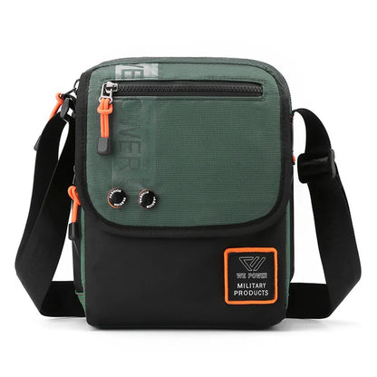 Men Cross Body Messenger Shoulder Multi-Purpose Fashion Casual Travel Military Waterproof Nylon Male Small Crossbody Bag