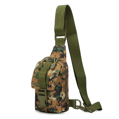 Men Cross Body Shoulder Chest Bag Mini Sling Backpack Outdoor Sports Military MOLLE Male Nylon Cell Mobile Phone Case Bags Puse