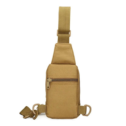 Men Cross Body Shoulder Chest Bag Mini Sling Backpack Outdoor Sports Military MOLLE Male Nylon Cell Mobile Phone Case Bags Puse