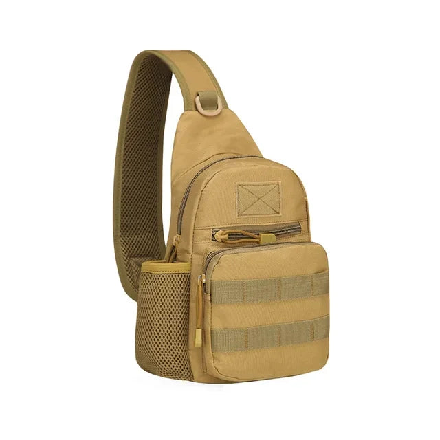 Men Cross Body Shoulder Chest Travel Outdoor Sports Climb Water Bottle Hiking Male Messenger Bag Sling Backpack