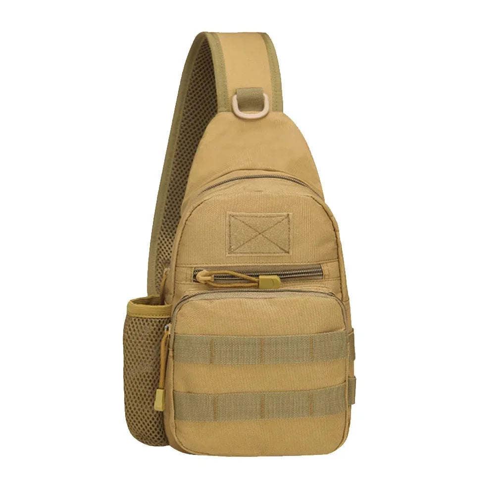 Men Cross Body Shoulder Chest Travel Outdoor Sports Climb Water Bottle Hiking Male Messenger Bag Sling Backpack