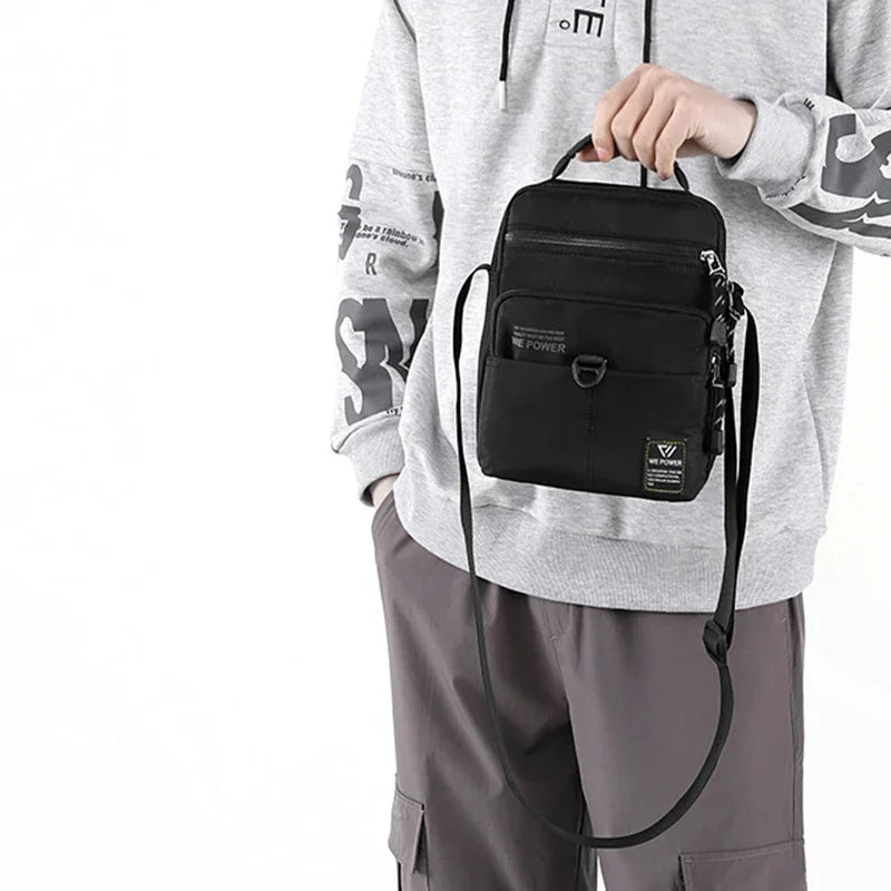 Men Cross Body Shoulder Top Handle Bag Pouch Flap Nylon Military Fashion Small Sling Messenger Tote Bags Handbag