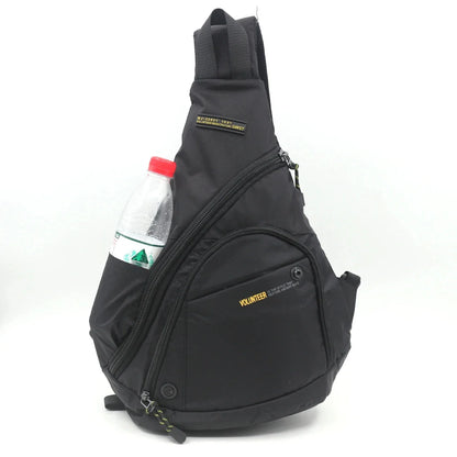 Men Cross body Backpack Sling Chest Travel Knapsack Fashion Water Bottle/Kettle Designer Male Oxford Shoulder Bag Rucksack
