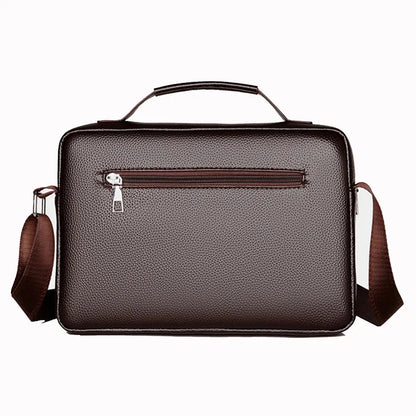 Men Cross body One Shoulder Business Briefcases Casual Laptop Retro Office Male Messenger Top Handle Bag Handbag