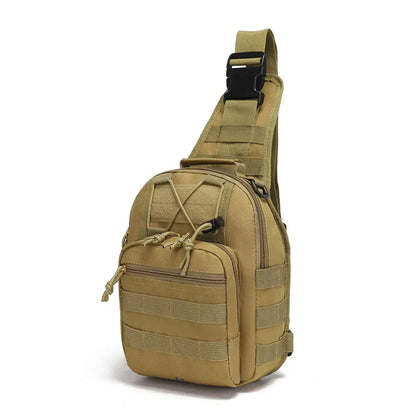 Men Cross body Sling Backpack Shoulder Chest Travel Outdoor Sports Climb Tactical Military Nylon Male Side Messenger Bag